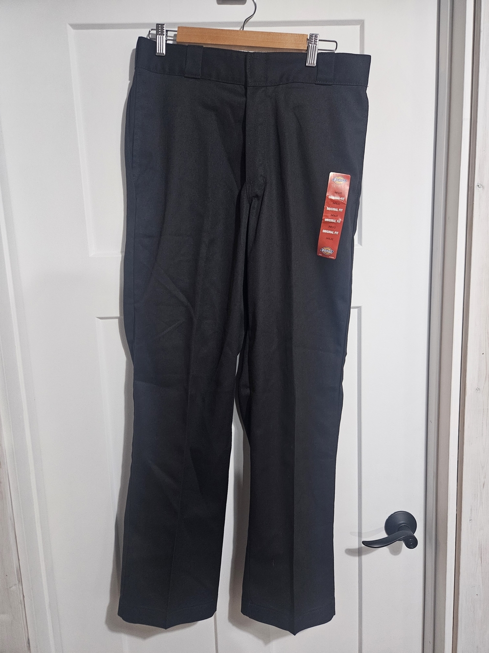 Dickies Black Straight-Leg Work Pants